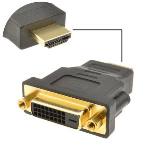 Picture of HDMI Erkek to Dvi (24+1) Dişi Çevirici Dönüştürücü
