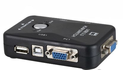 OEM 2 Port USB to KVM Switch Çoklu Pc Kasa Çoklayı resmi