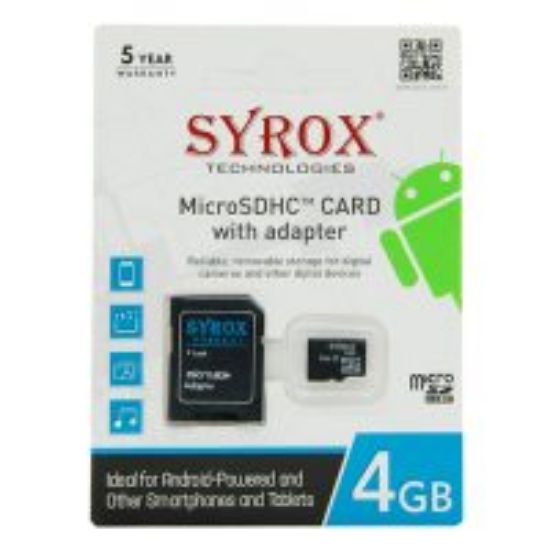 Picture of SYROX SYX-MC4 4 GB MİCRO Sd Card