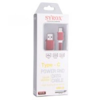 SYROX SYX-C64 2 Mah Type-C Usb Kablo Renkli resmi