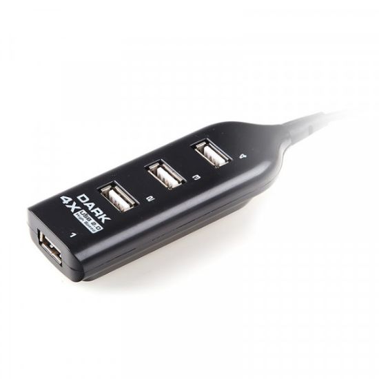 Picture of Dark Connect Master U24, 4 Port USB Hub