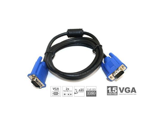 PM VGA KABLO 15 PİN ERKEK/ERKEK 1.5 M resmi