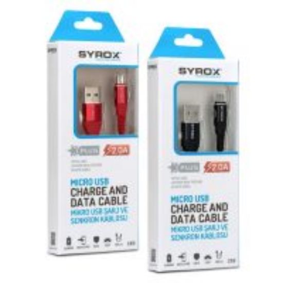 Picture of SYROX SYX-C89 Micro 2.0A 1M Data Metal Kablo 1M