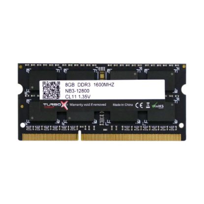 TURBOX 8 GB DDR3 1600Mhz SODIMM NTB RAM 1.35V LOW resmi