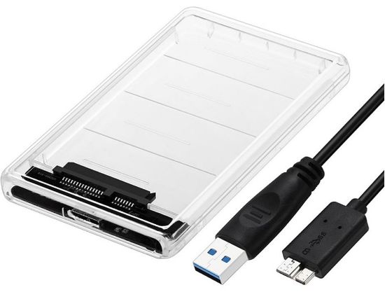 Picture of OEM 2.5" USB 3.0 Harici Şeffaf Taşınabilir HDD Kut