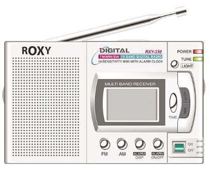 ROXY RXY-330 10 BANT DİGİTAL GÖSTERGELİ PİLLİ RADY resmi