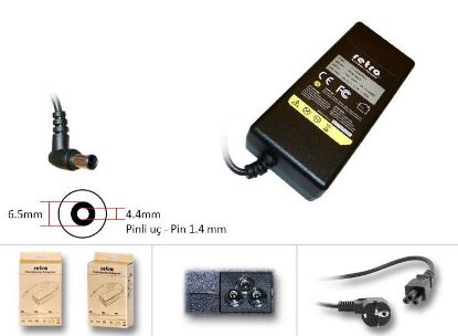 RETRO 19.5V 4.74A 6.5*4.4 ADAPTÖR(SONY ) resmi