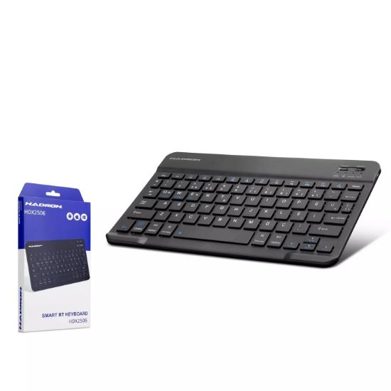 HADRON HDX2506 MINI BLUETOOTH TÜRKÇE Q KLAVYE resmi
