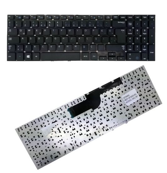 SAMSUNG NP355V5C UYUMLU NOTEBOOK KLAVYESİ SİYAH-TR resmi