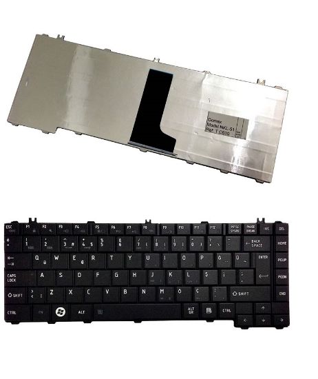 Toshiba Satellite L735-13T Klavye Siyah resmi