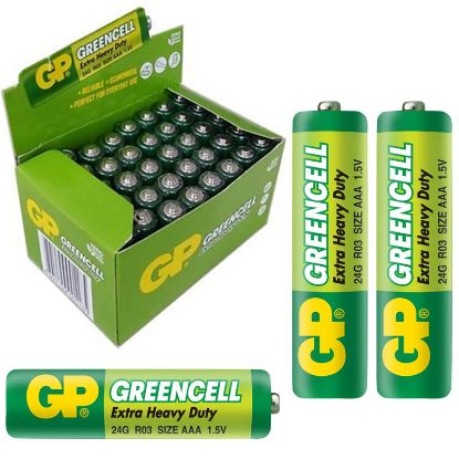 GP 24G-2S2 GREENCELL AAA İNCE KALEM PİL (40 LI) resmi