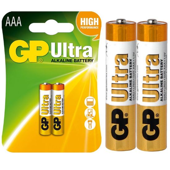 GP 24AU-2U2 ALKALİN İNCE KALEM PİL 2 Lİ PAKET FİYA resmi