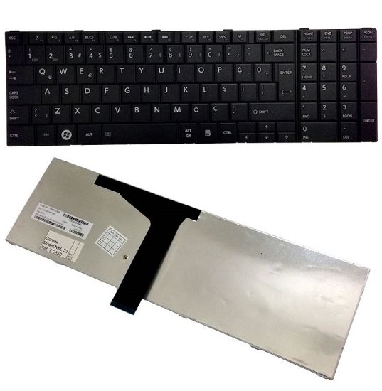 TOSHIBA Satellite C850, C850D, C855,C870 KLV SİYAH resmi