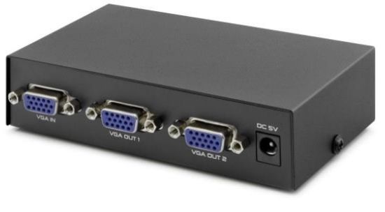VGA SPLİTTER  SWITCH ÇOĞALTICI 2 PORT ÇOKLU EKRAN resmi