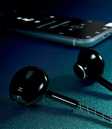 SYROX K16 İph. Görünümlü Kulaklık Metal resmi