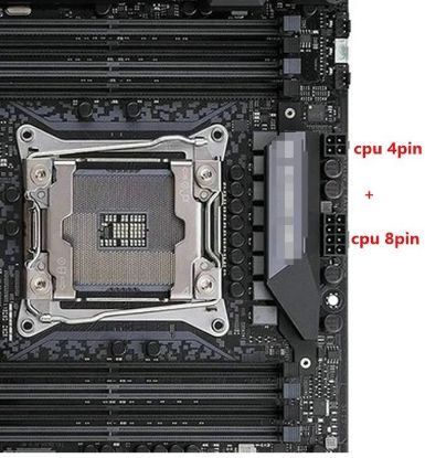 Alfais EPS 12V CPU Dişi To ATX 8+4 Pin Power Suppl resmi