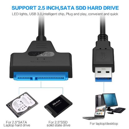 OEM Usb 3.0 2,5 İnç Hardisk Usb Tek Kablo resmi