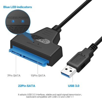 OEM Usb 3.0 2,5 İnç Hardisk Usb Tek Kablo resmi