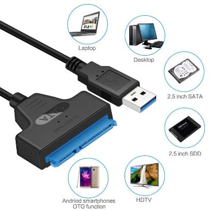 OEM Usb 3.0 2,5 İnç Hardisk Usb Tek Kablo resmi