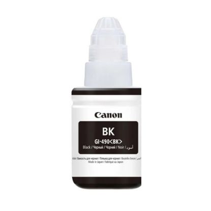 Canon Gı-490bk Black Siyah Şişe Mürekkep Siyah Mür resmi