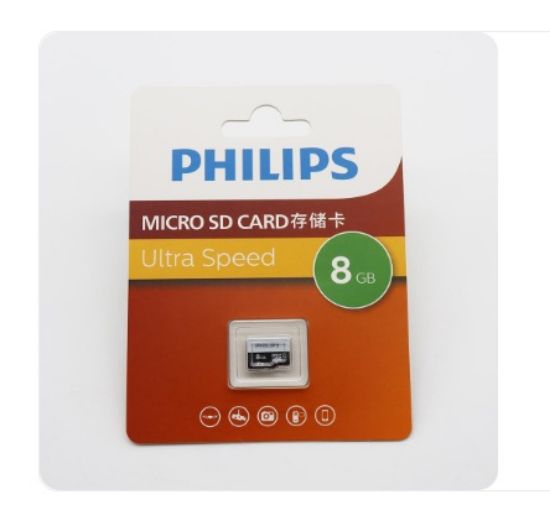 Philips 8GB MicroSD Hafıza Kartı (Adaptörsüz) resmi
