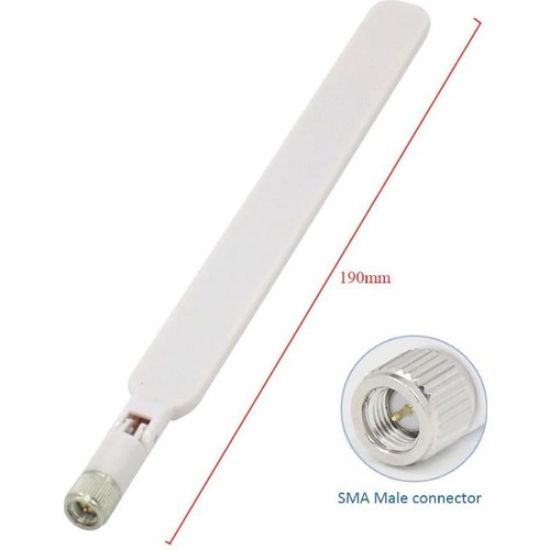 OEM 5 dBi Beyaz Modem Anteni 1 ADET resmi