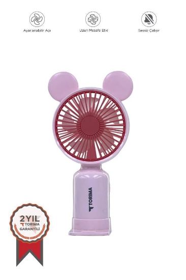 Torima Pempe Mini Taşınabilir Fan Şarjlı 2 Kademel resmi