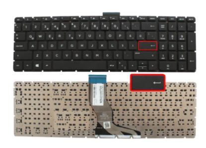 Hp Pavilion 15-bc017nt Klavye Siyah resmi