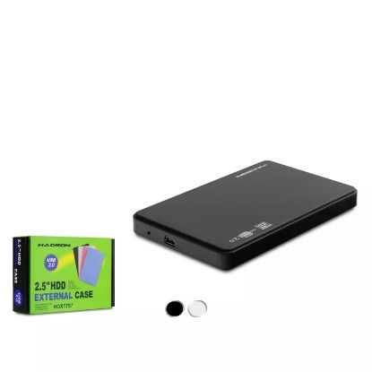 HADRON Hdd Kutu Usb2.0 Plastik Sata 2.5"Siyah-Beya resmi
