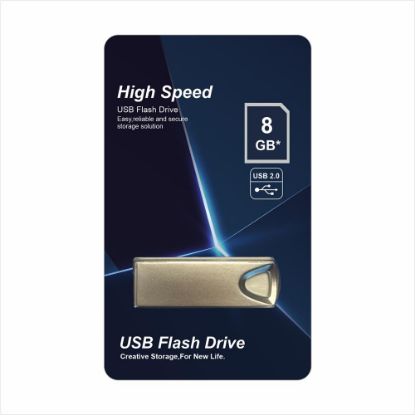 Elba 8GB Metal 2.0 USB Flash Bellek resmi