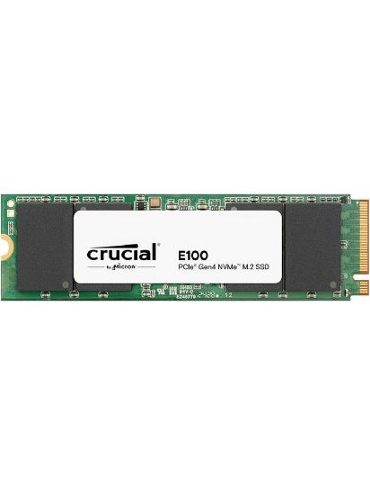 Crucial 480GB E100 Gen4 2280 Nvme SSD(4700-2500 Mb resmi