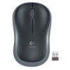 LOGITECH M185 Kablosuz Optic Siyah/Gri Mouse resmi