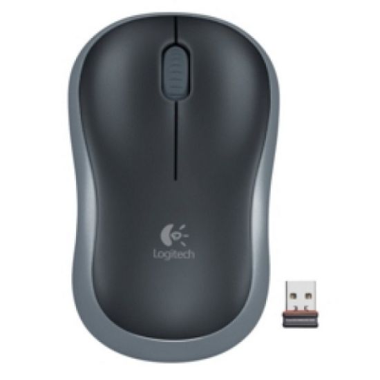 LOGITECH M185 Kablosuz Optic Siyah/Gri Mouse resmi