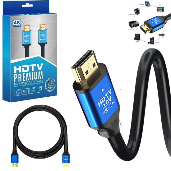 Poke PK-6851 Hdmi Kablo 2.0v HDTV 4K 60hz 1.5mt resmi