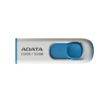 Adata C008/32GB 32GB USB2.0 Classic (White + Blue) resmi