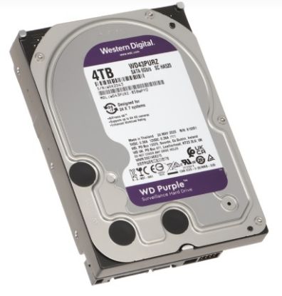 WD 4TB PURPLE WD43PURZ 256MB 5400RPM SATA-3-7/24 resmi