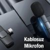 Ally K8 Type-C Kablosuz Mini Yaka Mikrofonu resmi