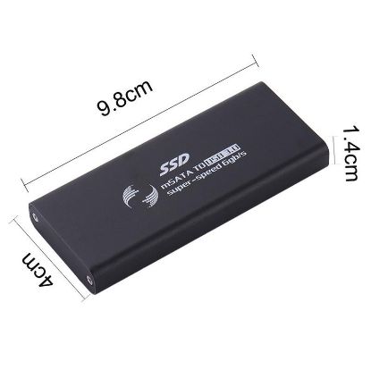 Alfais Mini Pci-e mSATA To Usb 3.0 Ssd Harddisk Ku resmi