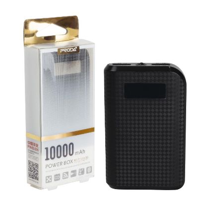 PRODA PRD 10000 MAH 2.1A ÇIKIŞ SİYAH POWERBANK resmi