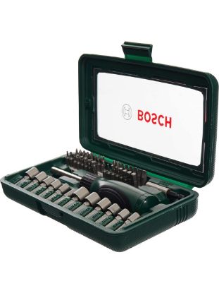 Bosch 46 PARÇA CIRCIRLI TORNAVİDA BITS UÇ LOKMA Vİ resmi