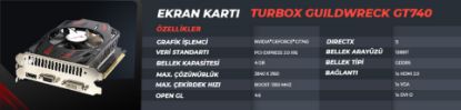 TURBOX 4GB GT740 GDDR5 128BIT resmi