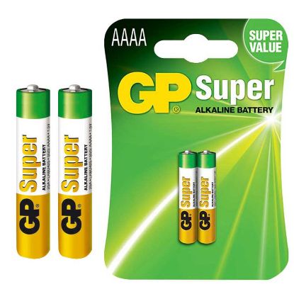 GP 25A AAAA İNCENİN İNCESİ 1.5V ALKALİN 2'Lİ PAKET resmi