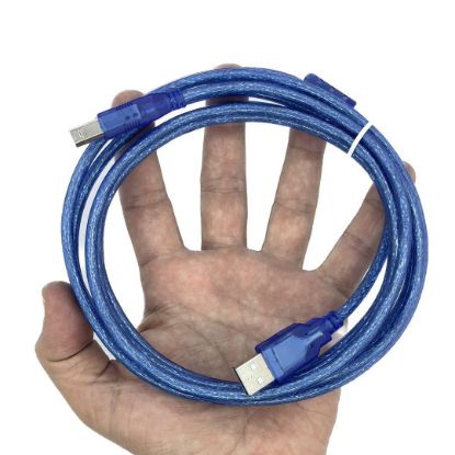OEM USB 2.0 PRINTER POŞETLİ KABLO 3mt resmi