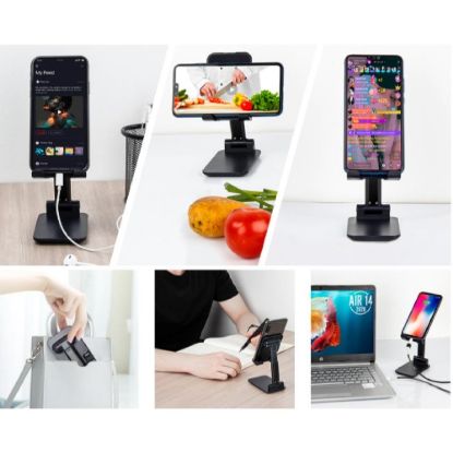 Portatif Masaüstü Telefon Tablet Tutucu resmi