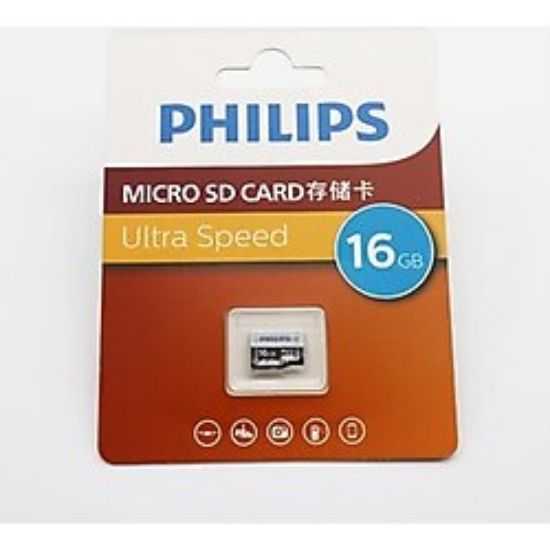 Philips 16GB A1 V30 MicroSDHC Hafıza Kartı (Adaptö resmi