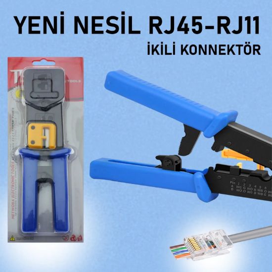 RJ45/RJ11 Yeni Nesil Sıkma Pense resmi