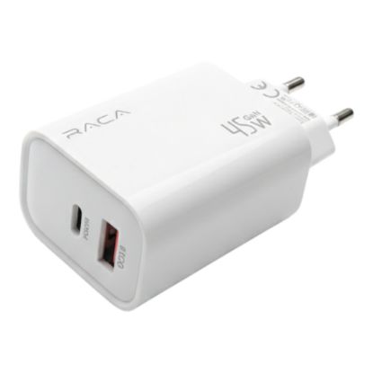 RACA U201 GAN 45 WATT (TYPE-C PD + USB QC) HIZLI Ş resmi