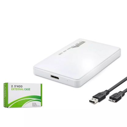 HADRON HDD KUTU USB3.0 PLASTİK SATA 2.5" SİYAH resmi