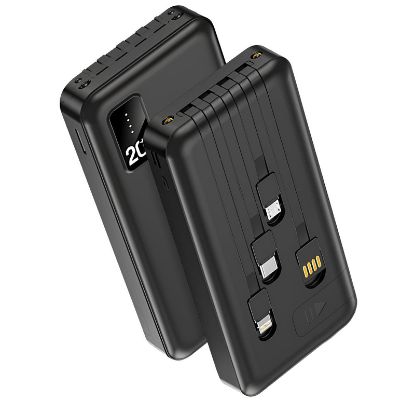 PM 20.000MAH KABLOLU DİJİTAL GÖSTERGELİ FENERLİ PO resmi