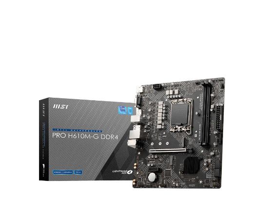 MSI PRO H610M-G DDR4 SOKET 1700 DDR4 3200(OC) PCI- resmi